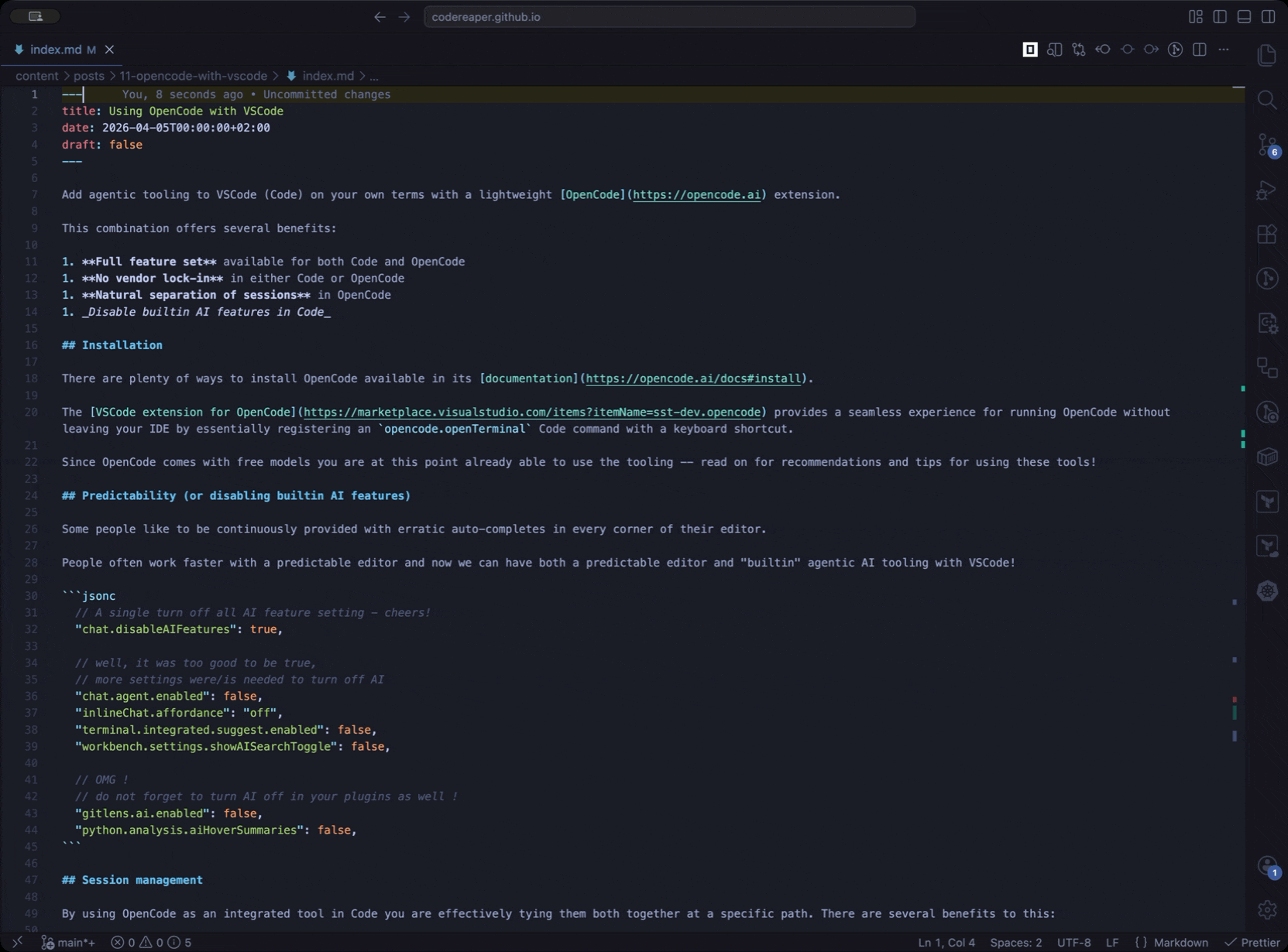 Demonstration of width toggling